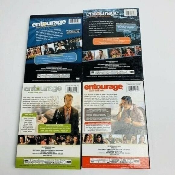 Entourage DVD HBO Series Lot Seasons 1 2 3 Parts 1 And 2 Chase Wahlberg Vincent - Picture 4 of 8